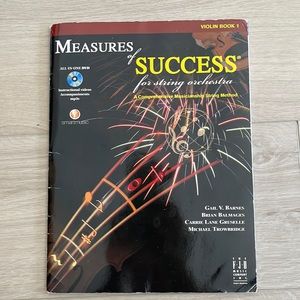 Measures of Success for String Orchestra Violin Book 1 - Paperback with DVD